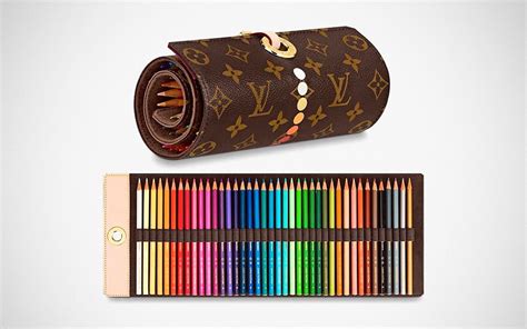 louis vuitton coloring pencils|Louis Vuitton pencil roll.